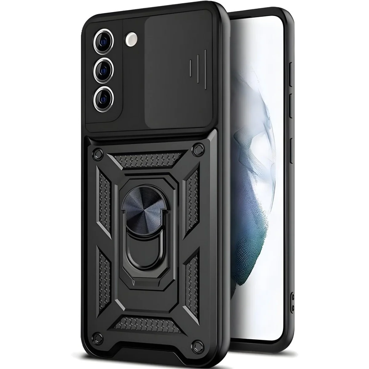 Pancierové púzdro Hybrid Armor Camshield pre Samsung S21 FE