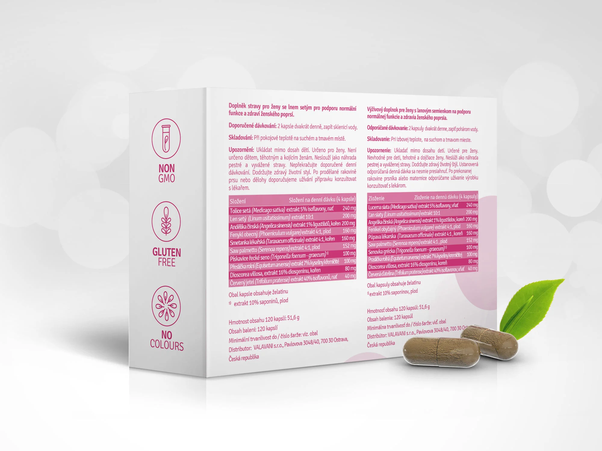 DecoFemm Beauty Breast 120 kapsúl na zväčšenie pŕs