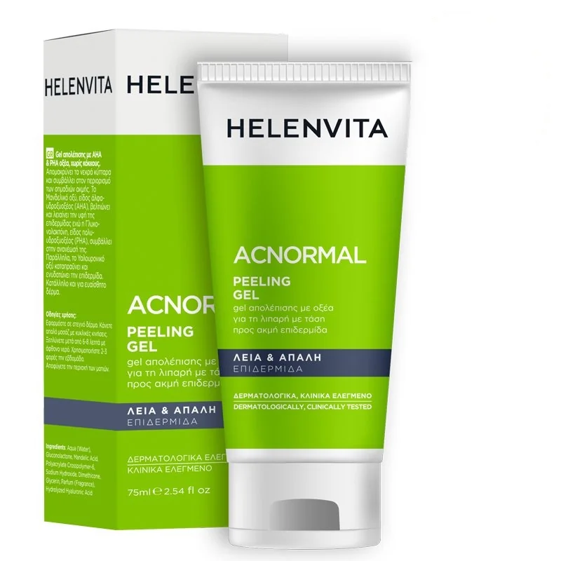 Helenvita Acnormal Peelingový gél na tvár 75 ml pleť so sklonom k akné