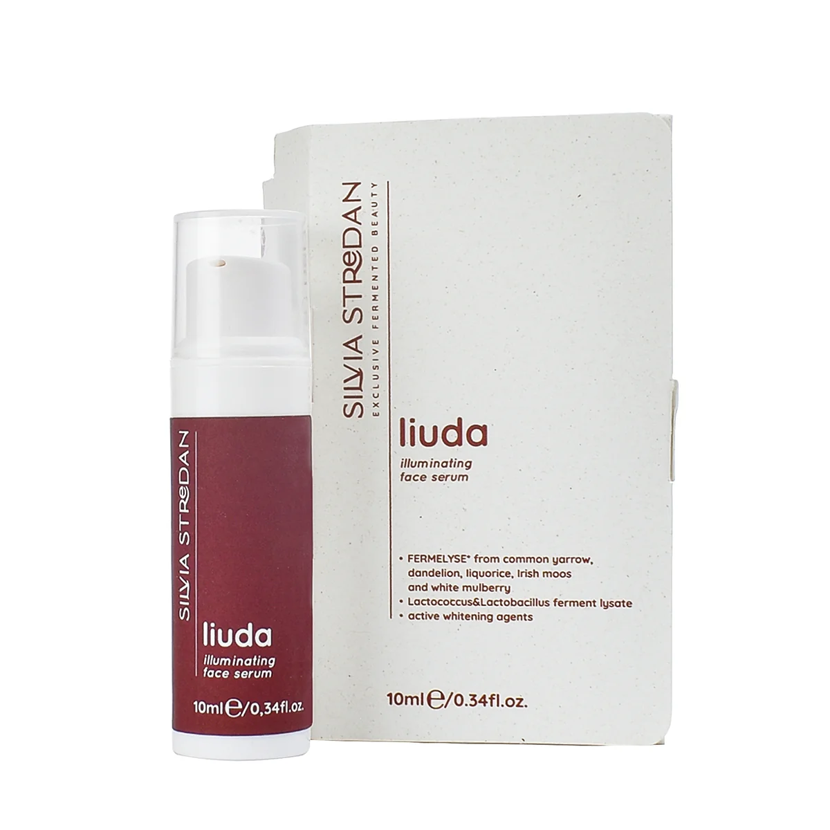 LIUDA, rozjasňujúce sérum, cestovné balenie, 10ml - exkluzívna beauty-fermentovaná kozmetika, slovenský výrobok