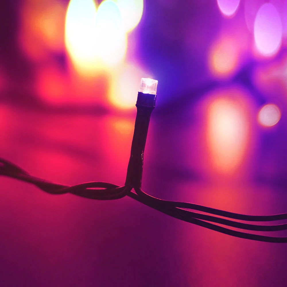 Modee Lighting LED vianočná reťaz 100 LED 10m multicolor