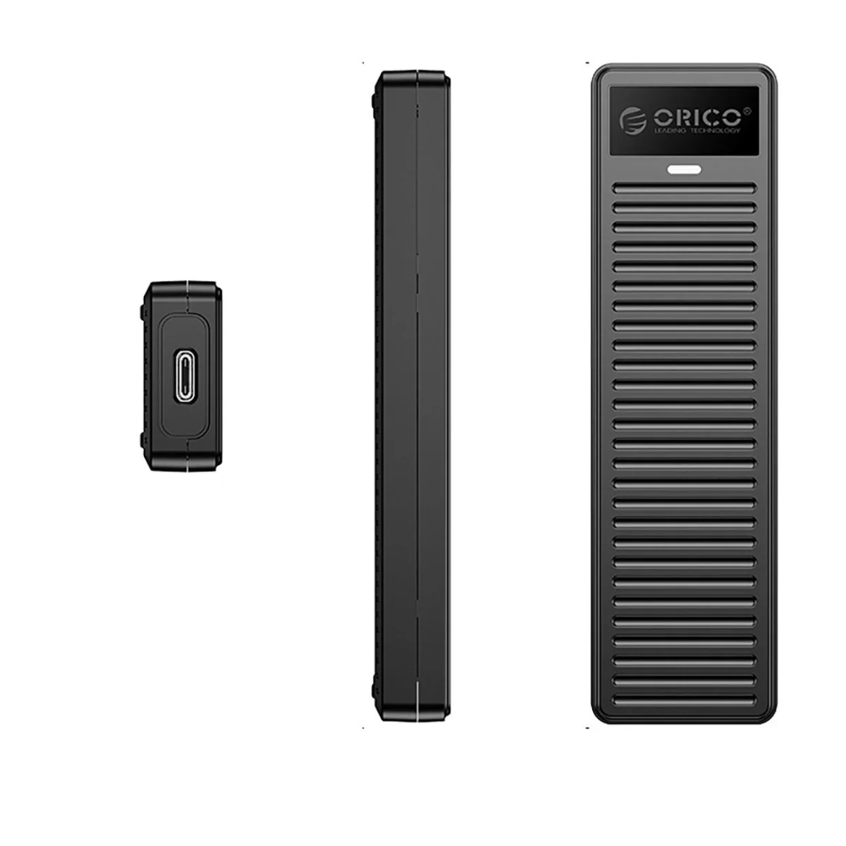 Orico DDM2-C3 externý box pre M.2 NVMe SSD USB-C 3.2, sivé