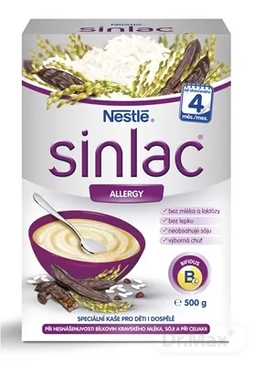 Nestlé Nemliečna kaša SINLAC allergy