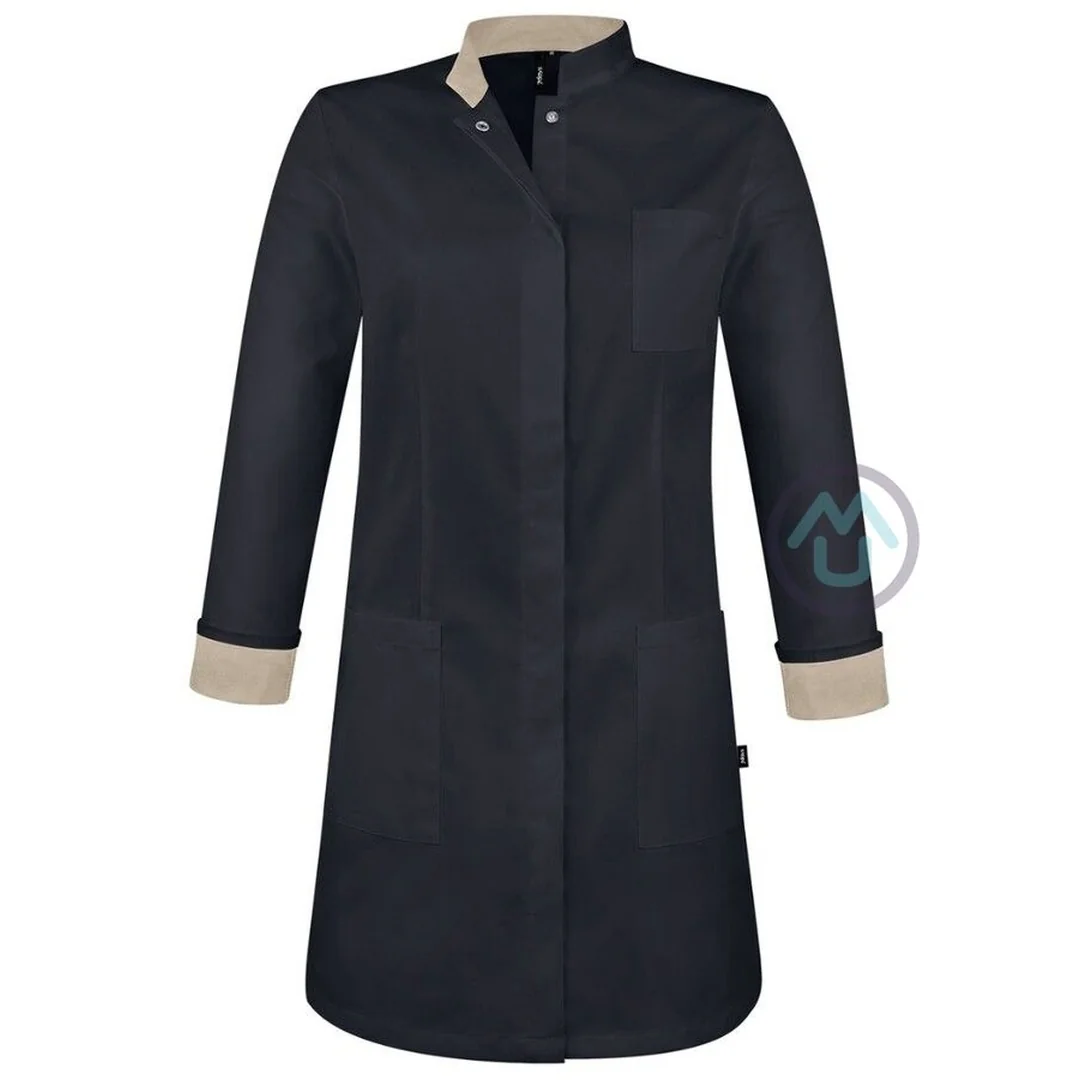 Laboratórny plášť CHIC 7days čierno-béžový 46