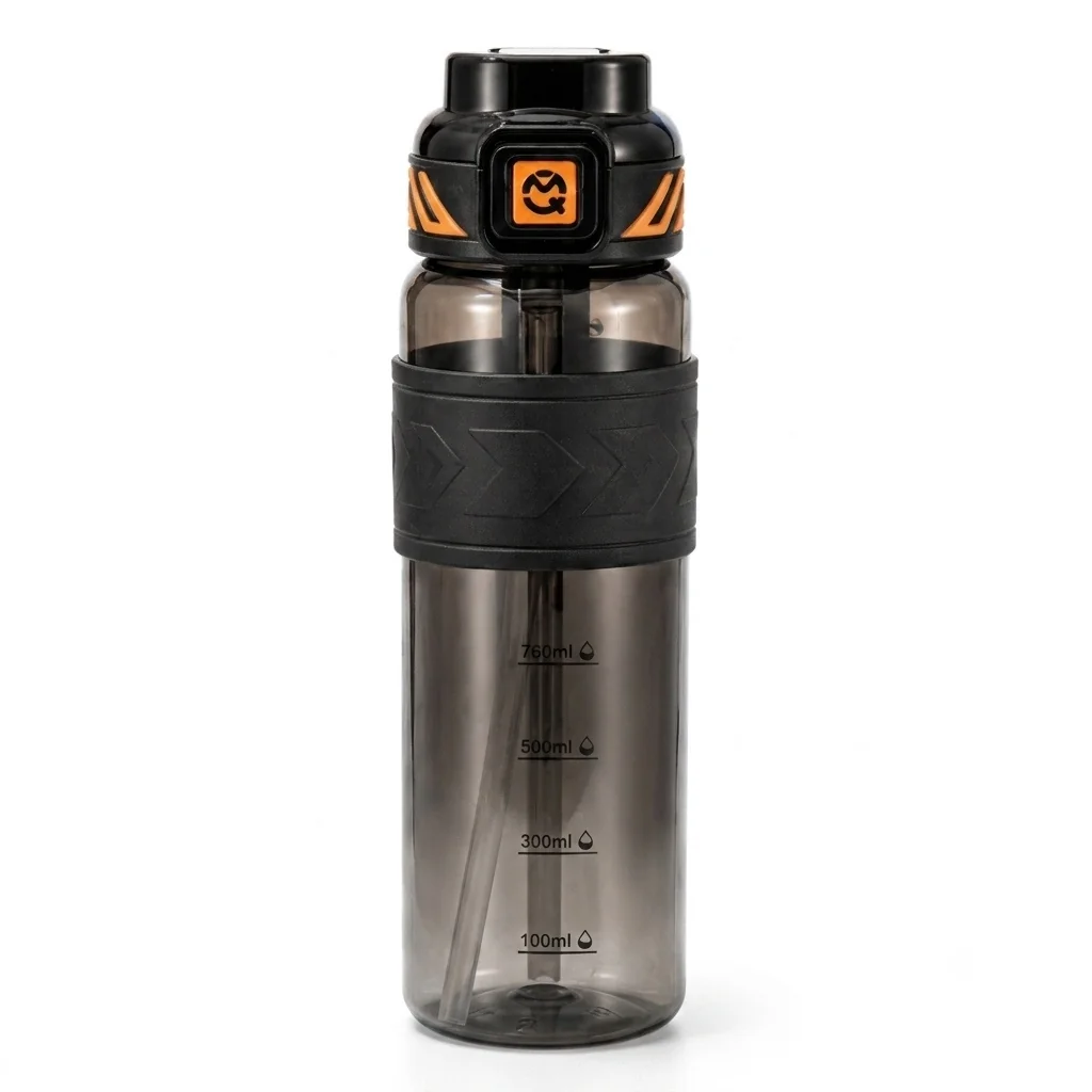 Livefy fľaša na vodu Aqua 680ml, čierna