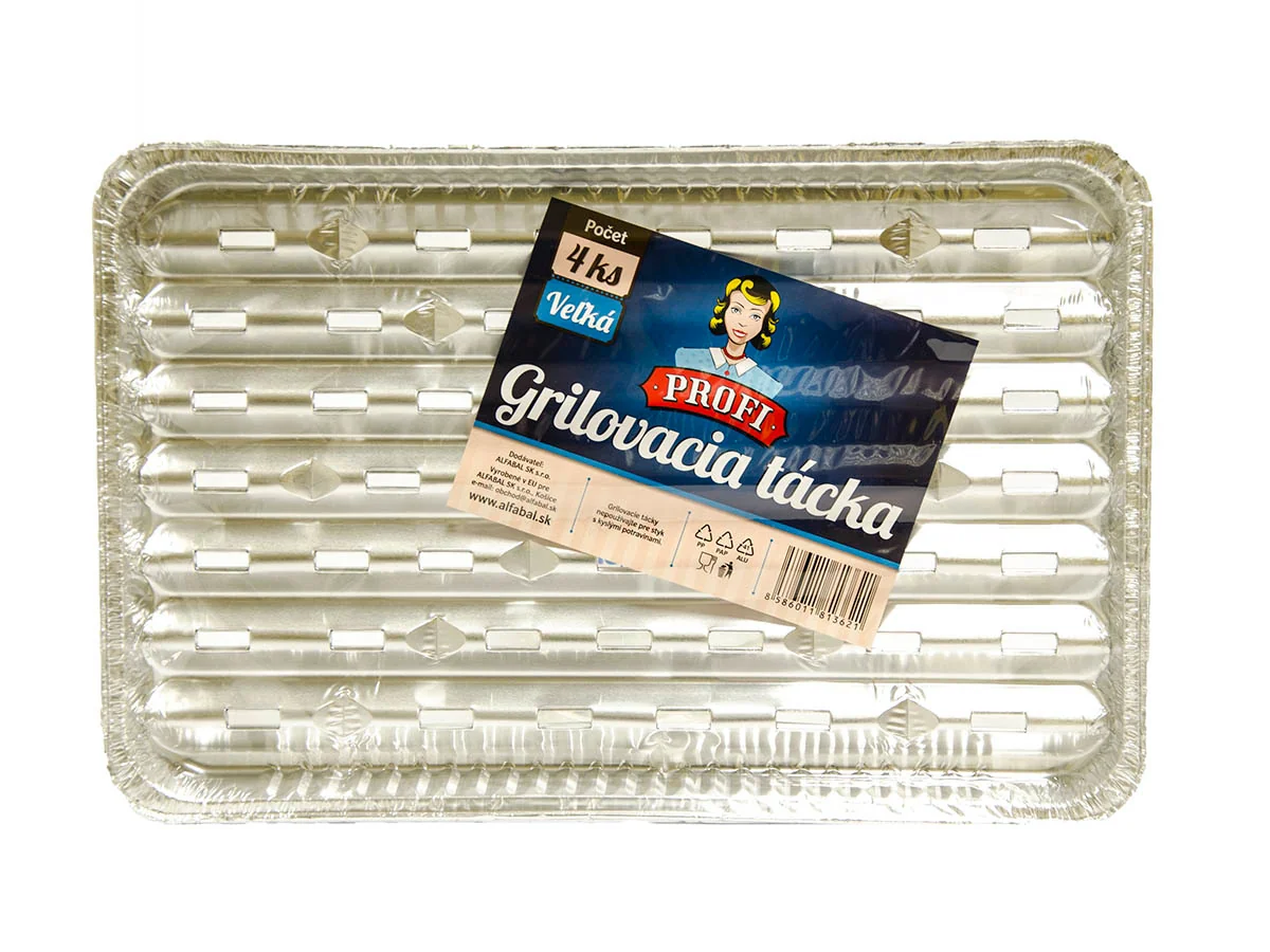MOYA veľká grilovacia tácka 34,4 cm 1×4 ks, grilovacia tácka