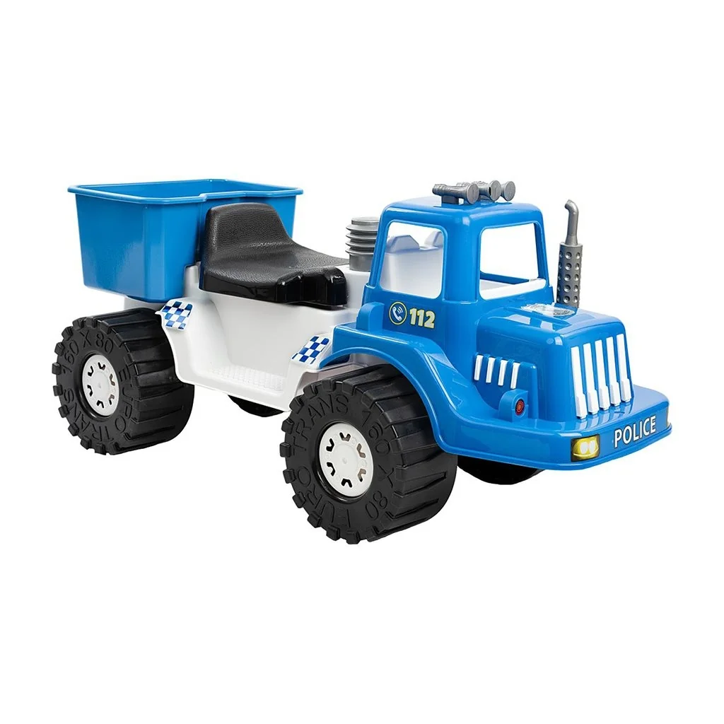 Detské policajné odrážadlo BAYO POLICE 70 cm modré , 20C44910