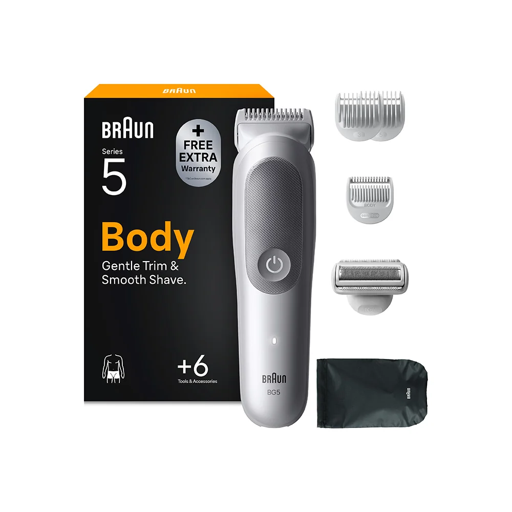 BRAUN SERIES 5 BG5550 NA TELO+6 NASTROJOV SADA 1 set