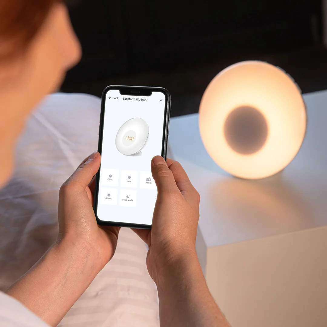 Svetelná terapia - simulátor východu a západu slnka WL-100C