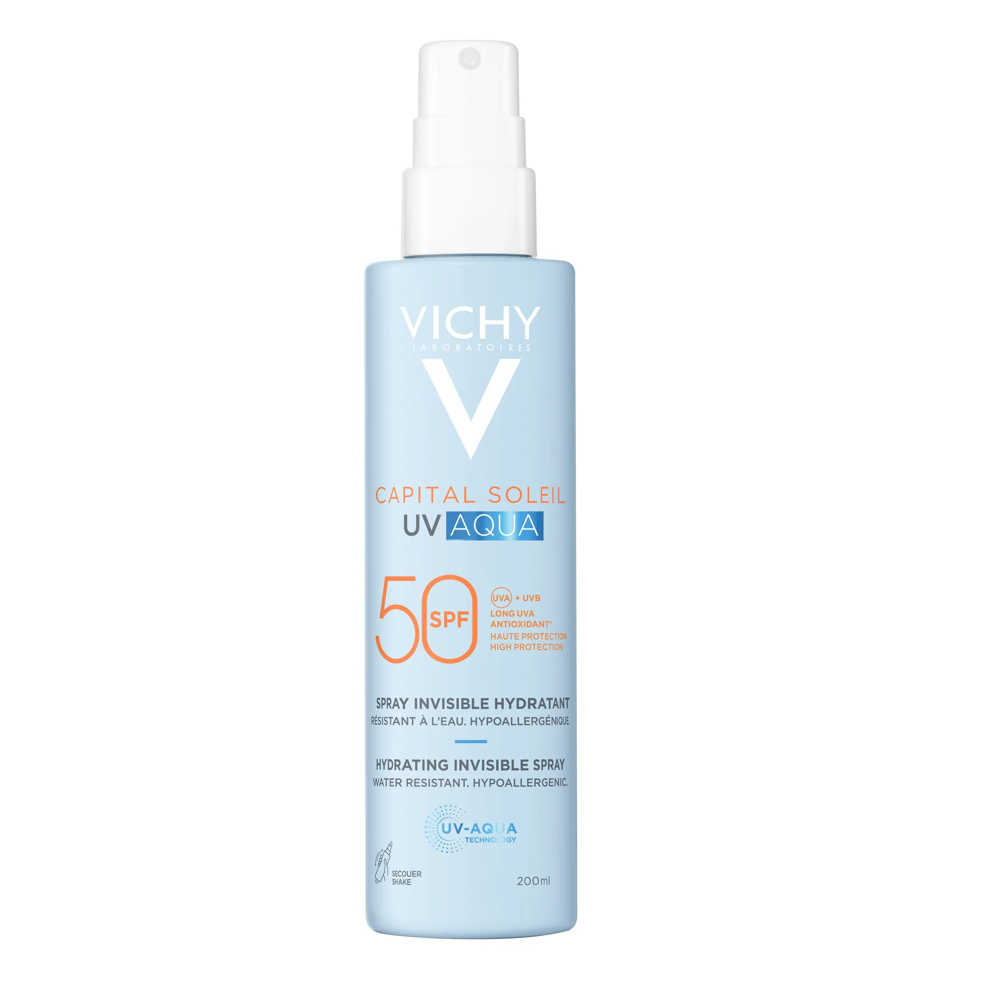 VICHY CAPITAL SOLEIL UV AQUA sprej SPF50 200 ml