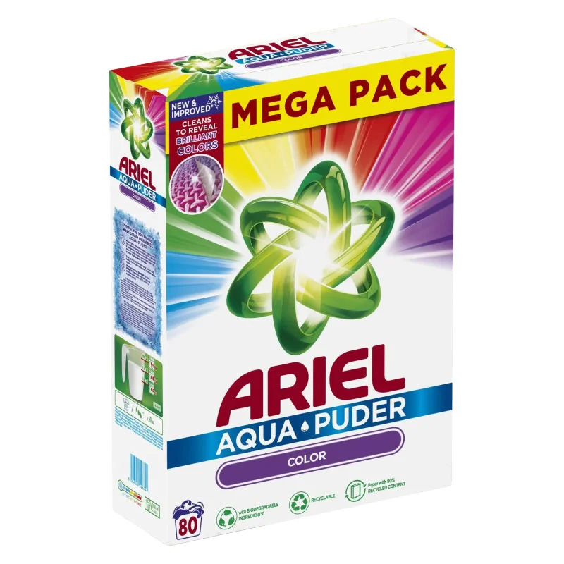 ARIEL prací prášok box 5,2kg / 80 praní Color