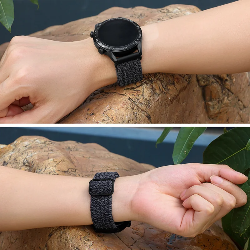 BStrap Braid Nylon remienok na Samsung Gear S3 black