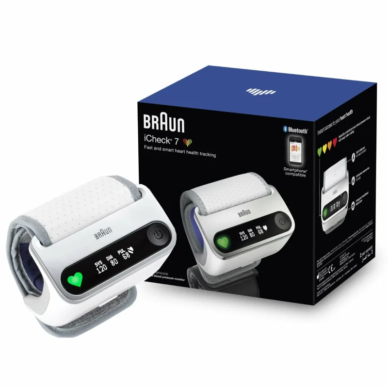 Braun iCheck 7 BPW4500 zápästný tlakomer s Bluetooth