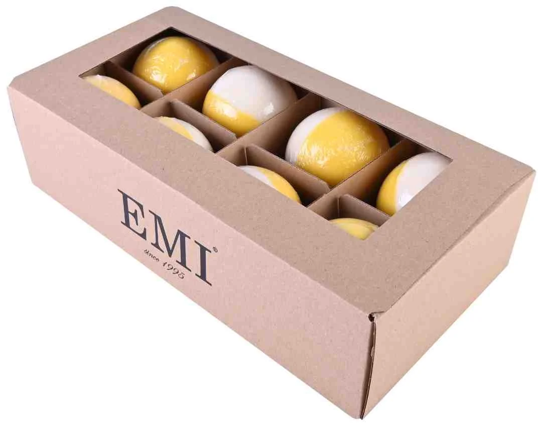 EMI Bomba do kúpeľa citrus sada 8 ks 1×1 set, bomby do kúpeľa
