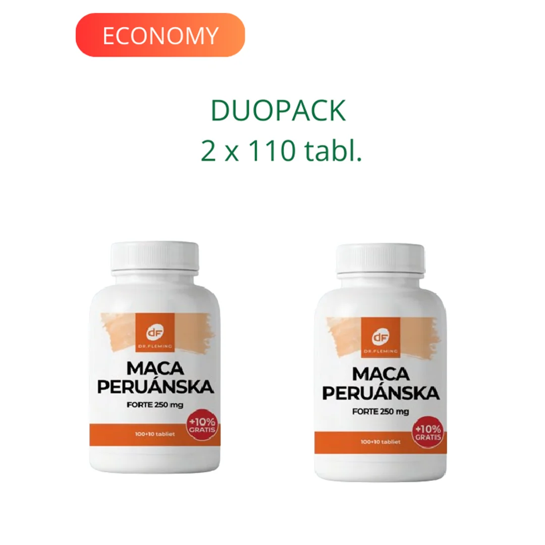 DR. FLEMING Maca Peruánska forte 250mg +10% gratis 220ks DUOPACK