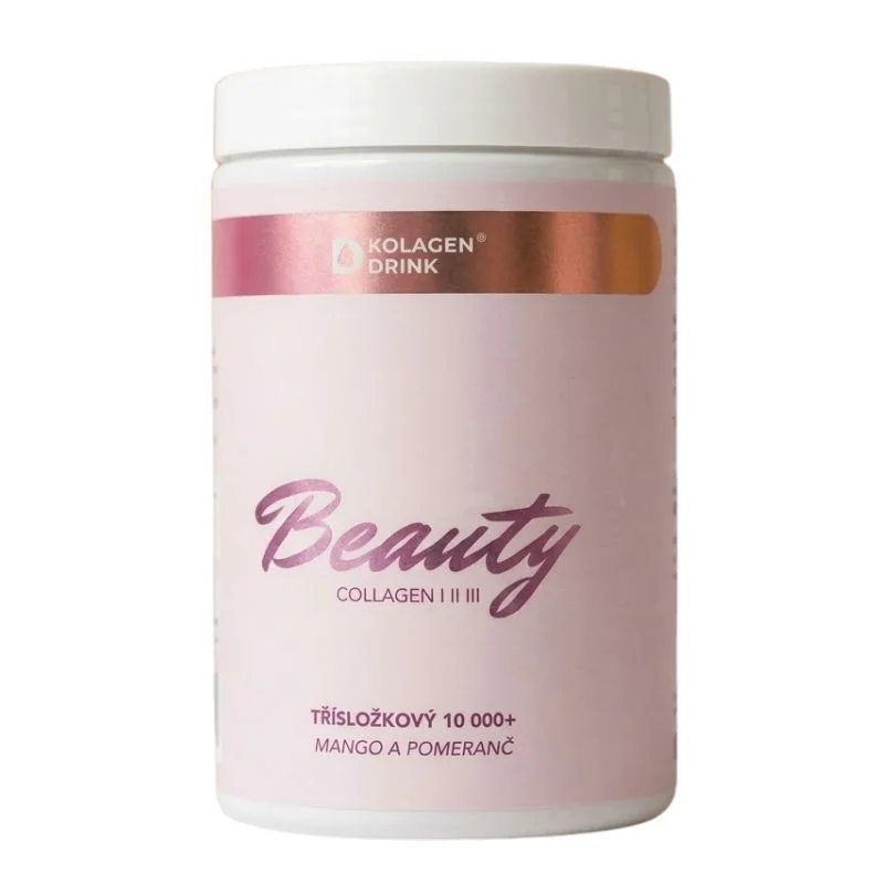 KolagenDrink Collagen Beauty trojzložkový hydrolyzovaný rybí kolagén typu 1, 2 & 3 1x330 gramov, 30 dávok v balení