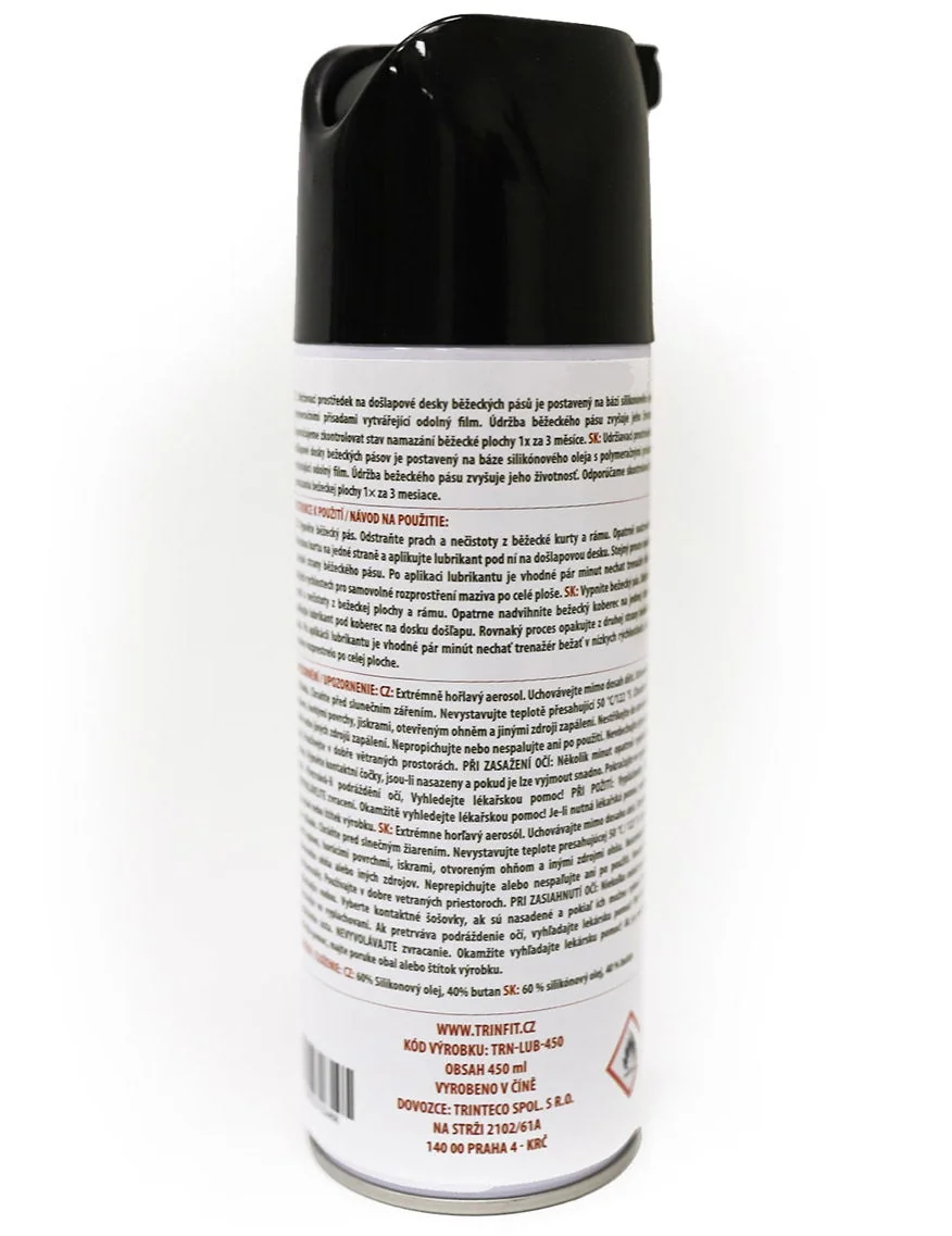 Lubricant v spreji pre bežecké pásy 450 ml