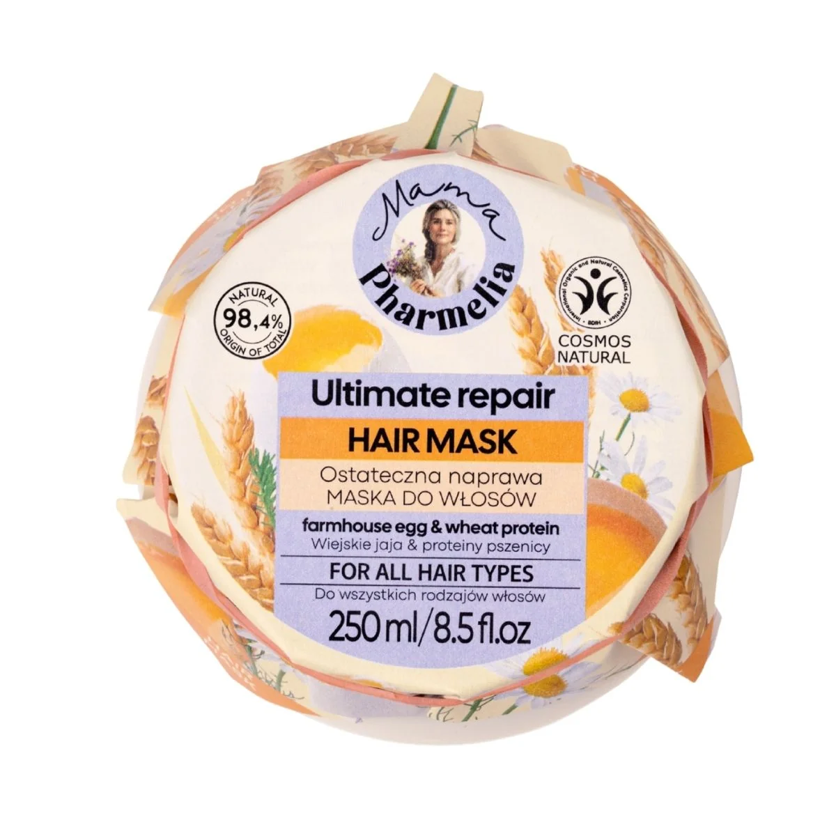 Ultimate Repair maska na vlasy s vajcom a pšeničnými proteínmi - 250 ml - Mama Pharmelia