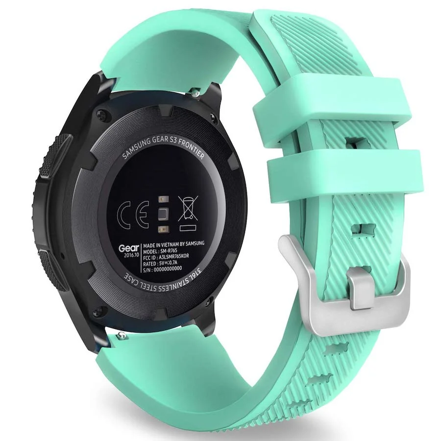 BStrap Silicone Sport remienok na Huawei Watch 3 / 3 Pro teal