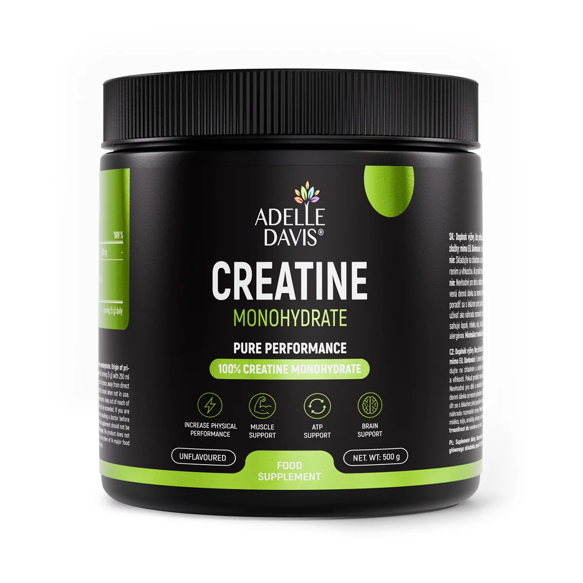 ADELLE DAVIS KREATÍN MONOHYDRÁT 500 g