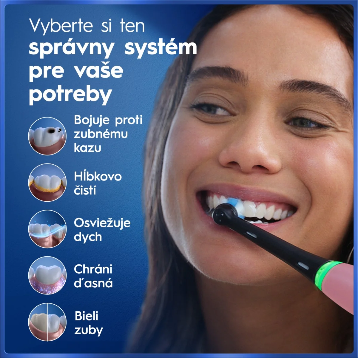 Oral B EK iO Series 5 Pink + držiak zubnej kefky + cestovné púzdro 1×1 set, elektroniícká zubná kefka