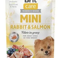 Brit Kapsička Care Mini Rabbit&Salmon Fillets In Gravy