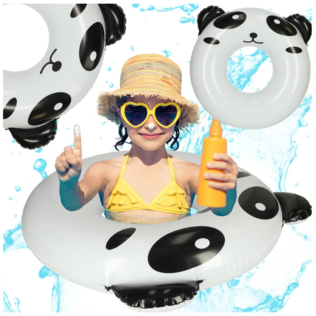 Nafukovací kruh na plážový plávanie kruh panda 80cm max 60 kg 
