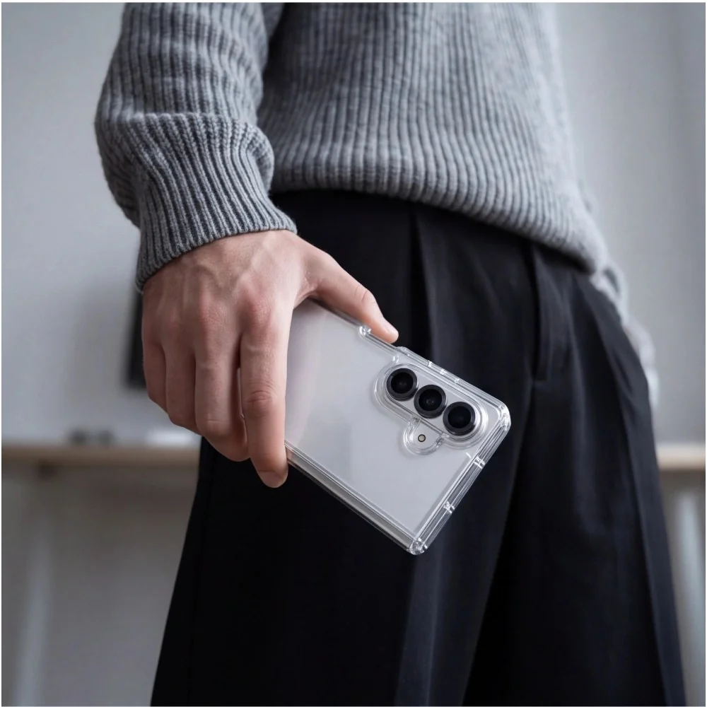 Tech-Protect FlexAir Hybrid kryt na Samsung Galaxy Z Fold 8 Ultra, priesvitný