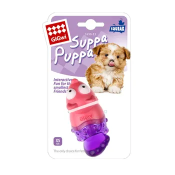 Gigwi Suppa Puppa líška fialovorúžová 1×1 ks, hračka pre psy
