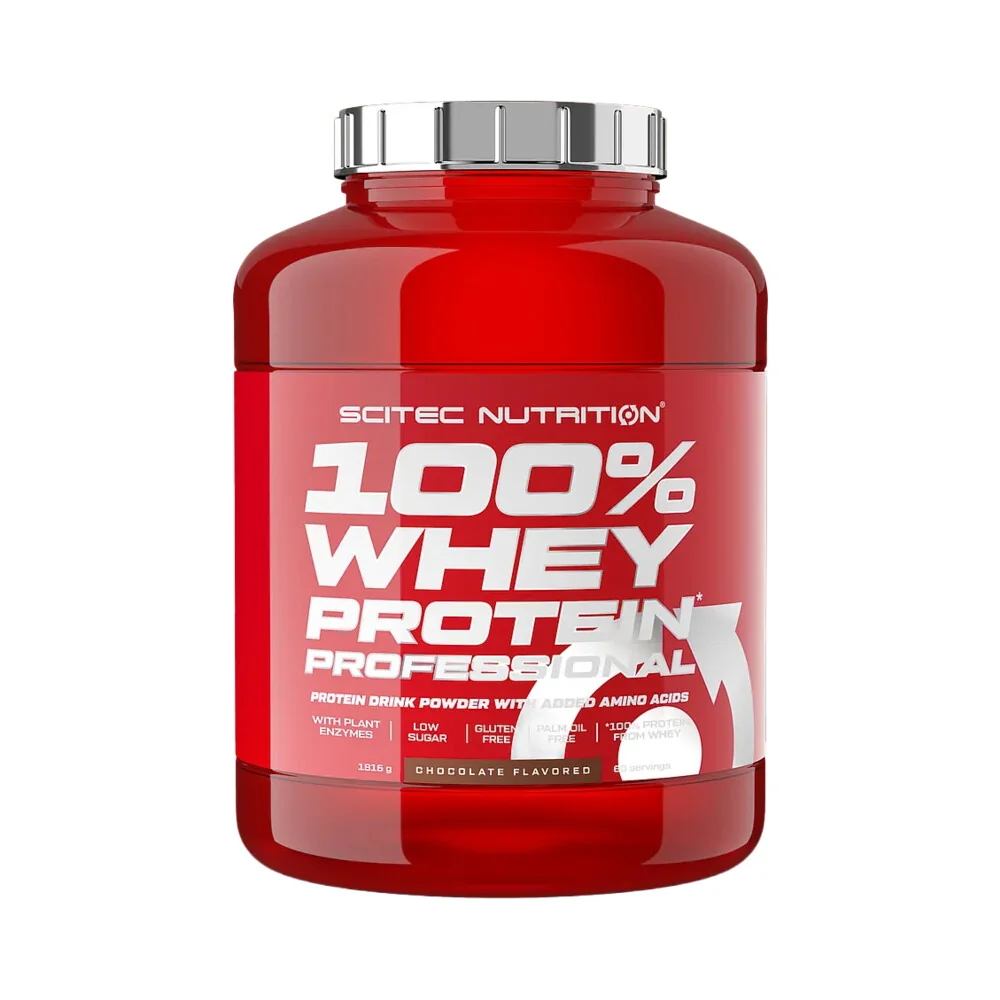 Scitec Nutrition 100% Whey Protein Professional 1816 g čokoláda-lieskový orech