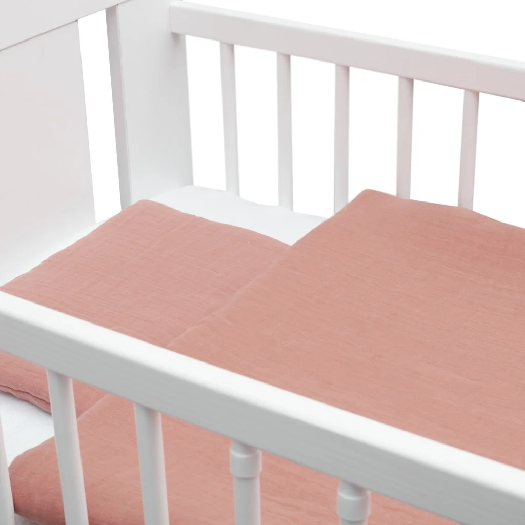 Mušelínový set s výplňou New Baby 80x70 cm ružový , 20C55570