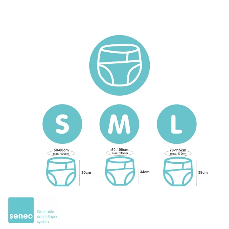 SENEO Vrchné plienkové nohavičky pre dospelých, Pastel Yellow, Veľkosť M ADCPUL02M