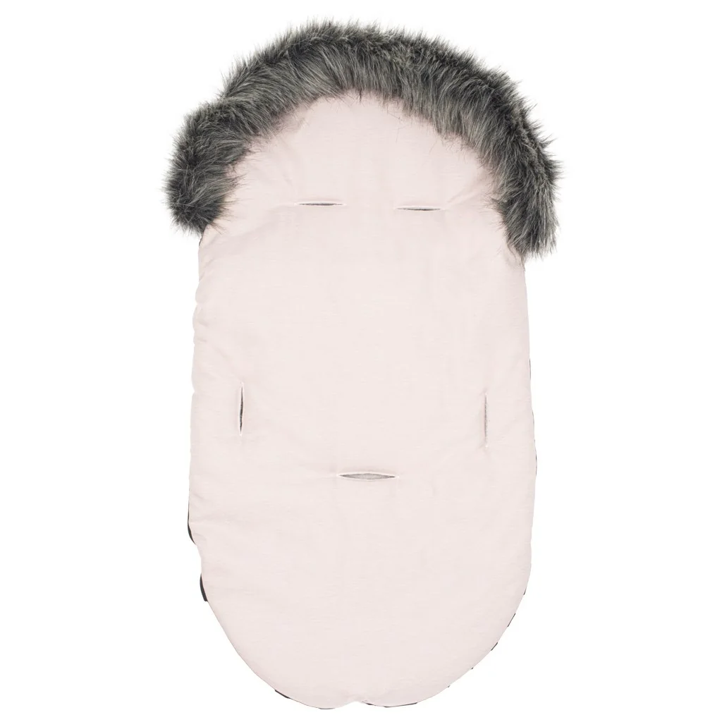 Detsky fusak NEW BABY s kožušinou dusty pink , 20C53966