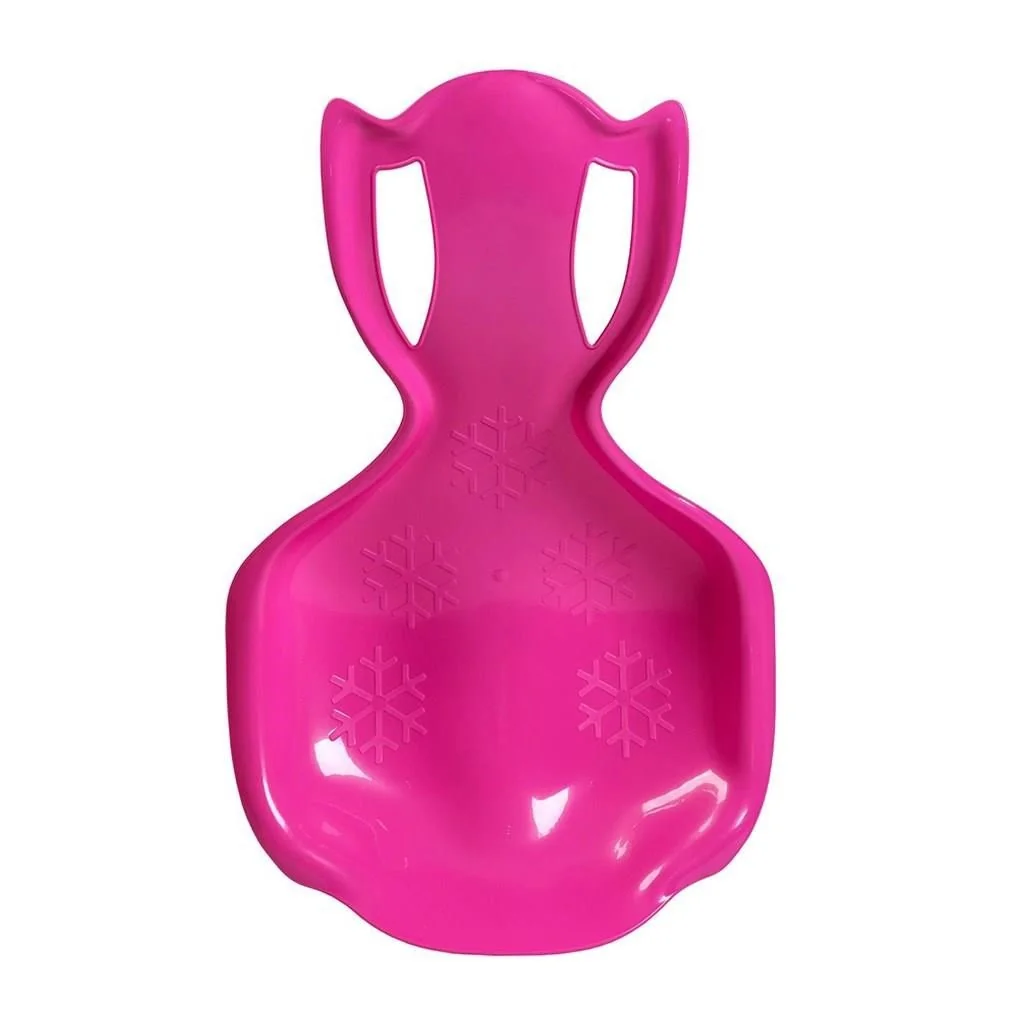 Detský sánkovací klzák lopata Baby Mix COMFORT LINE XL ružový 