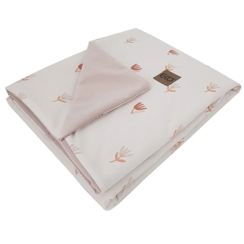 Deka bavlnená obojstranná podšitá velvet Beige Meadow 100x80cm 