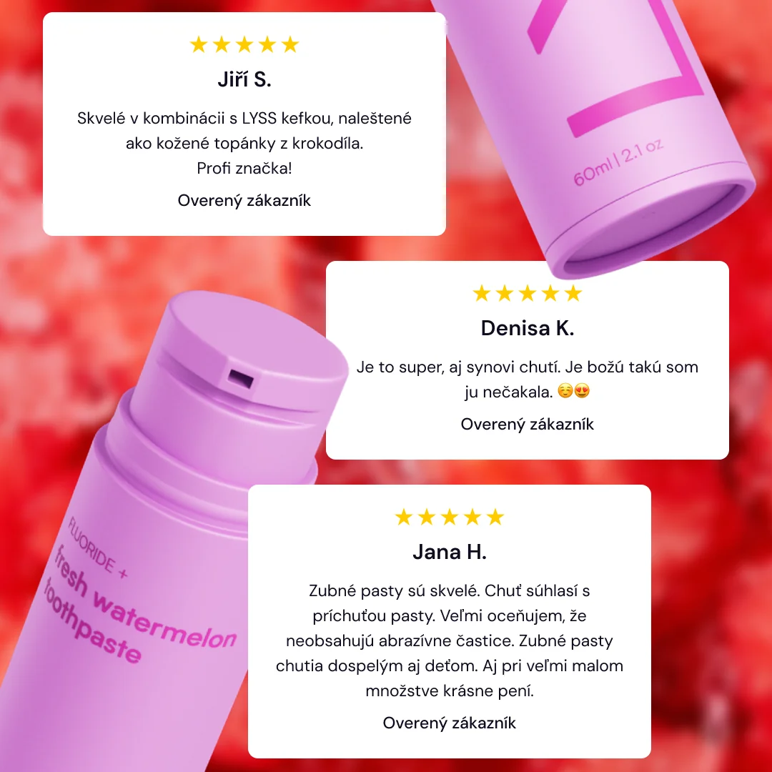 LYSS Melónová zubná pasta 60 ml