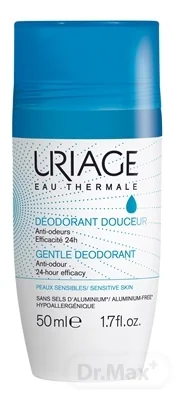 URIAGE Gentle Deodorant, 50ml 1×50 ml, dezodorant bez alumíniových solí a bez derivátov hliníka