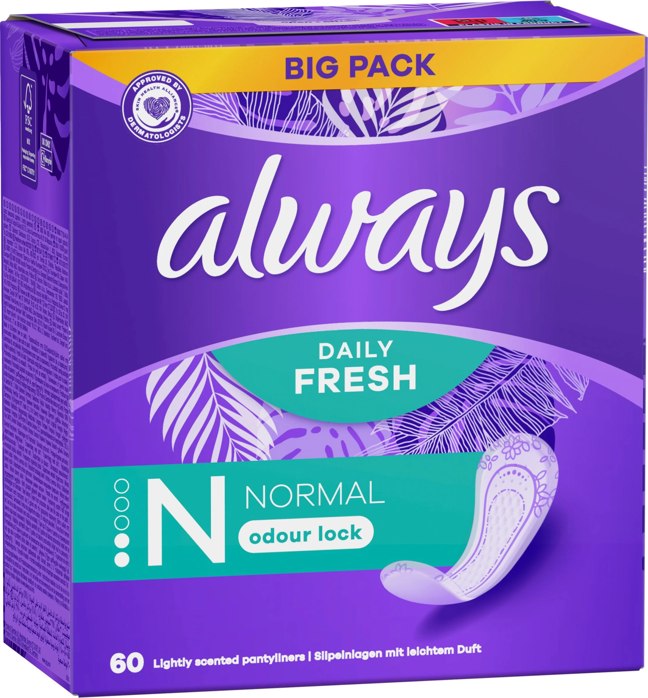 Always Intimky Fresh&Protect Normal 1×60 ks