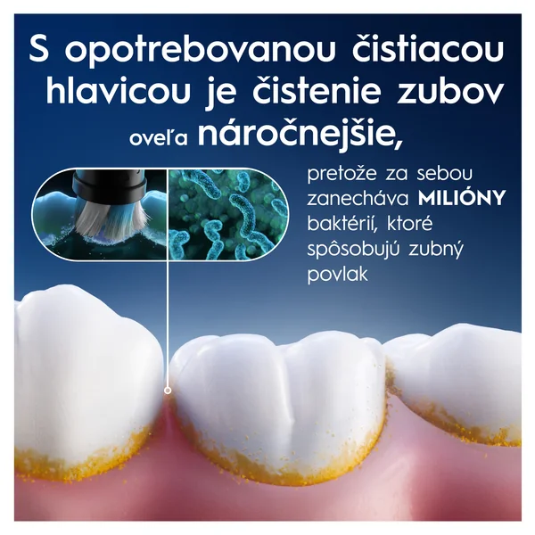 Oral-B iO Interdental Clean, hlavice zubnej kefky, biele 2 ks