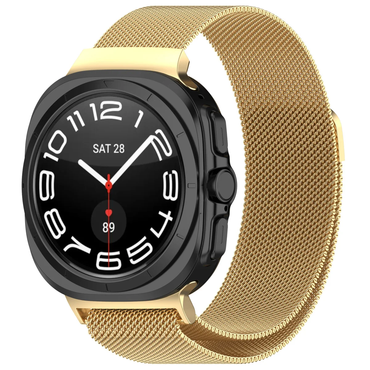 BStrap Milanese Loop remienok na Samsung Galaxy Watch Ultra 47mm, gold