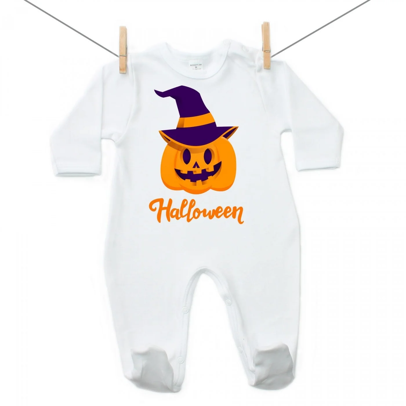 Boodyy Overal Halloween tekvica Veľkosť: 98