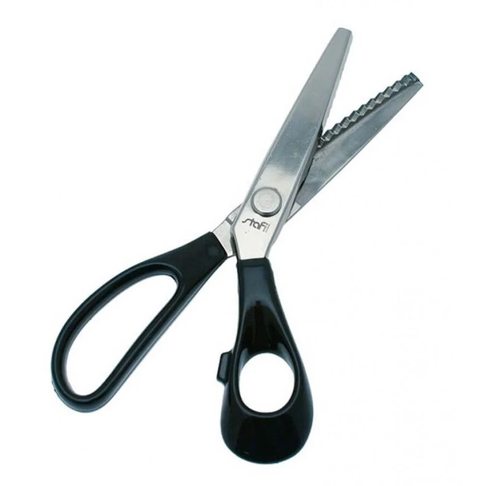 Nožnice ZIG-ZAG krajčírske celokovové  20cm-Stafil