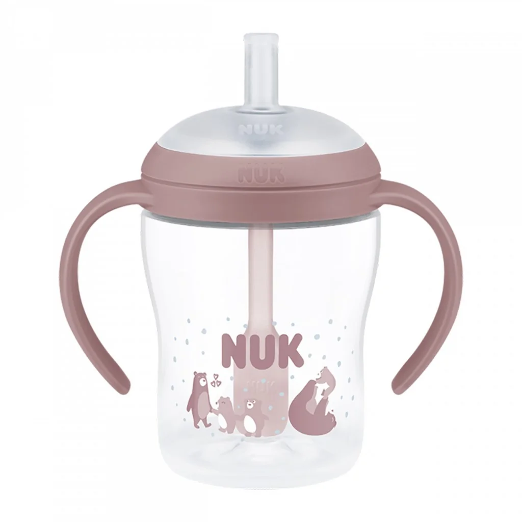 Kojenecká fľaša NUK Perfect Match na učenie so slamkou BEAR150 ml