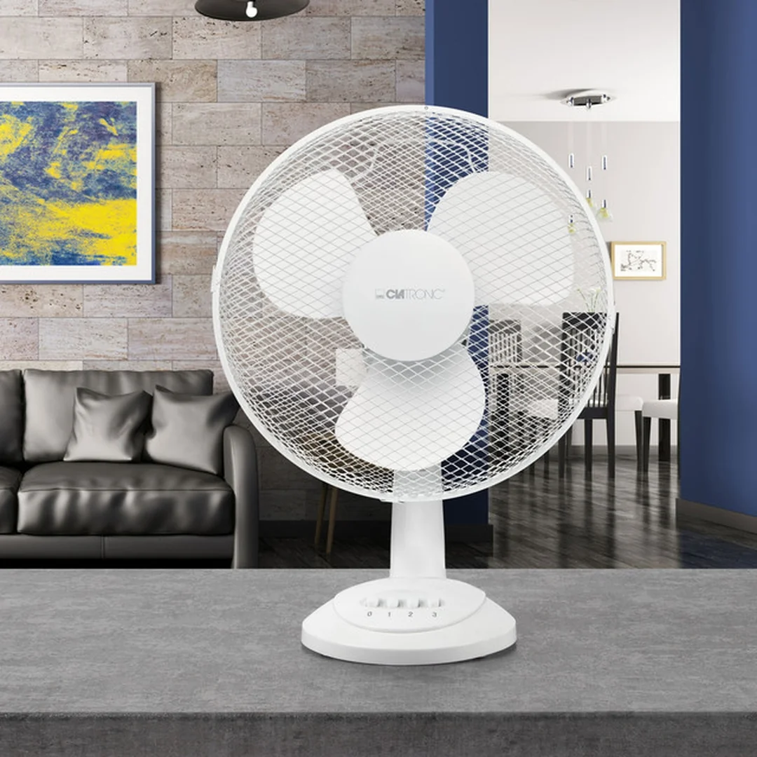 Clatronic VL 3602 WH stolný ventilátor 30 cm, 40 W, 4 rýchlosti
