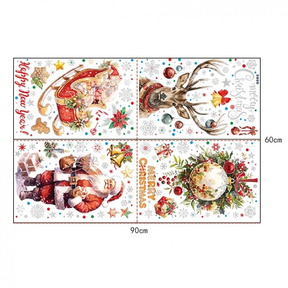 Samolepka na stenu/Tapeta Merry Christmas/Typ2