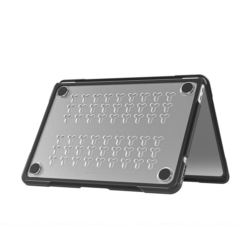 Tech-Protect Velar puzdro na MacBook Neo 13'' 2026, čierne / priesvitné