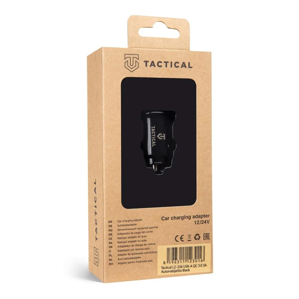 Autonabíjačka USB-A QC 3.0 3A - Čierna