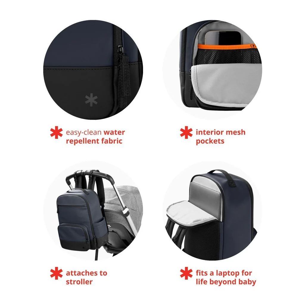 Taška prebaľovacia/batoh Flex Navy