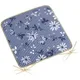 Sedák DITA 34/410 hladký 40x40 modrá kocka s kvetom
