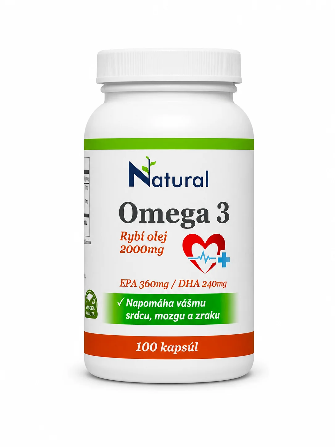 Omega 3 - Rybí olej - 2000 mg - 100 kapsúl